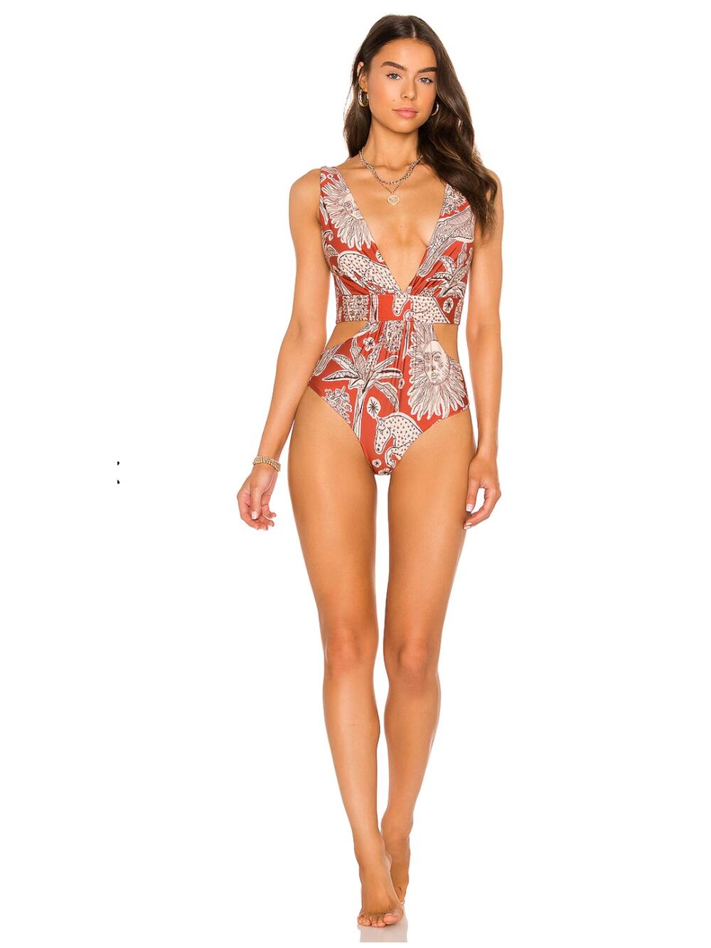 Johanna Ortiz Morning Glory One piece Swimsuit Size M
